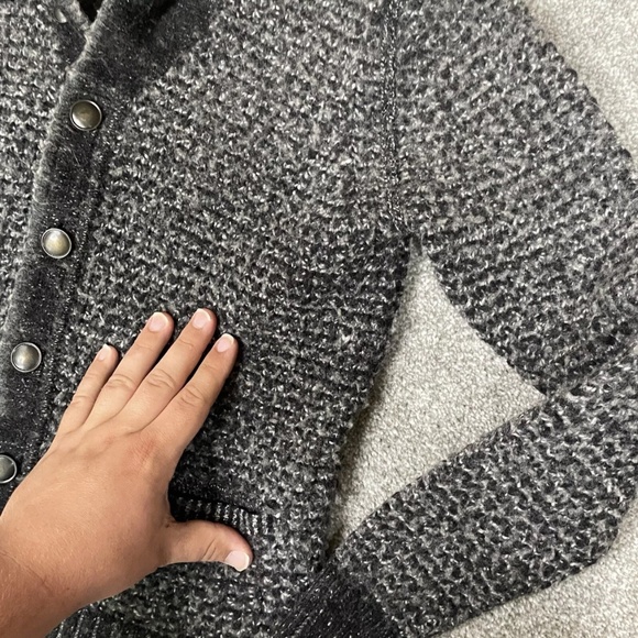 Rag & Bone Cardigan Sweater Men M (Fits S) Neiman Marcus Target Wool Blend Shawl - Picture 3 of 9